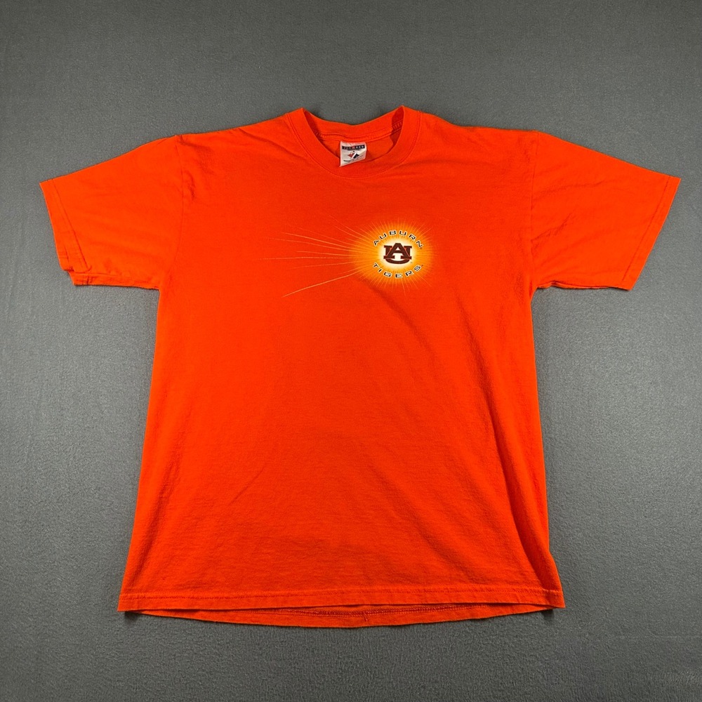 Auburn Tigers T-Shirt‎ Womens Large Jerzees NCAA Orange Football College Graphic